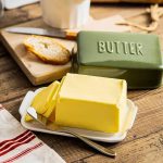 Butterdose Keramik Grün
