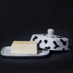 Butterdose Keramik Kuh