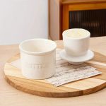 Butterdose Keramik Rund
