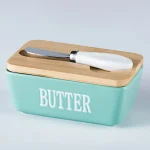 Butterdose Keramik Türkis