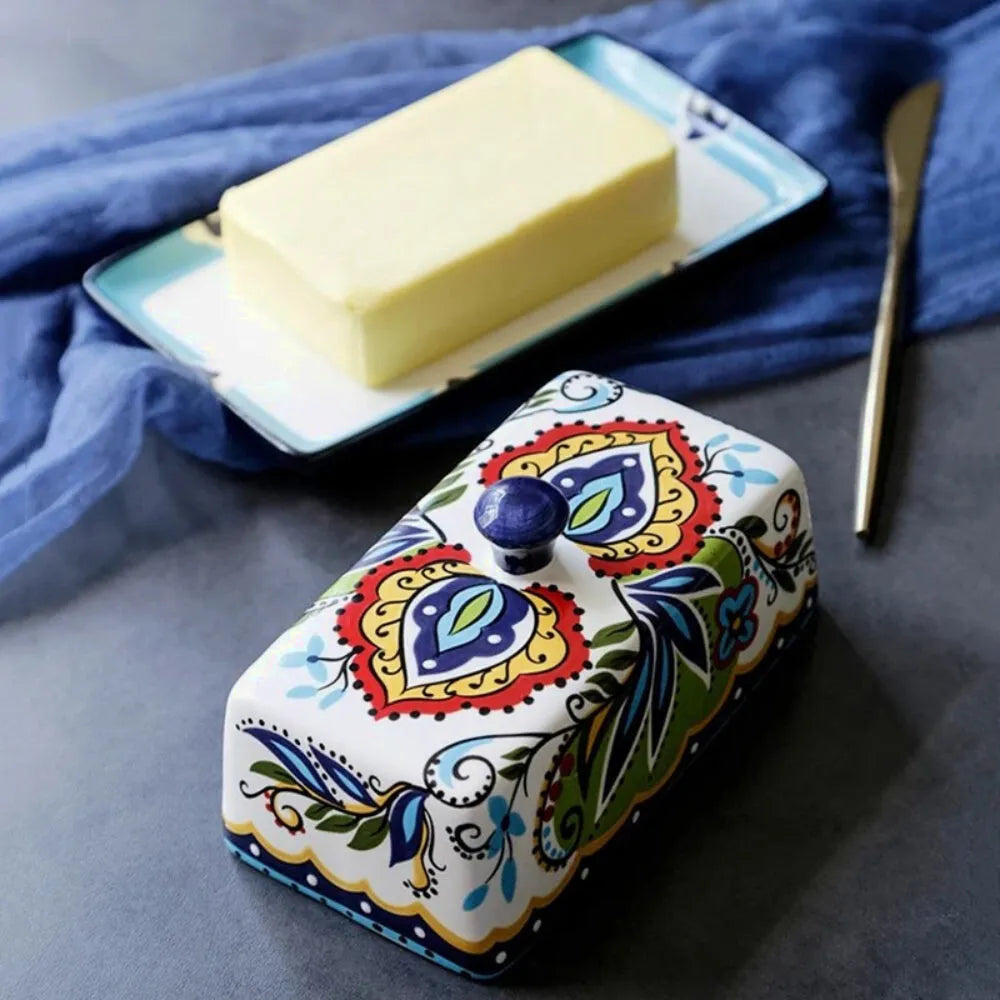 Butterdose Keramik Vintage – Bild 2