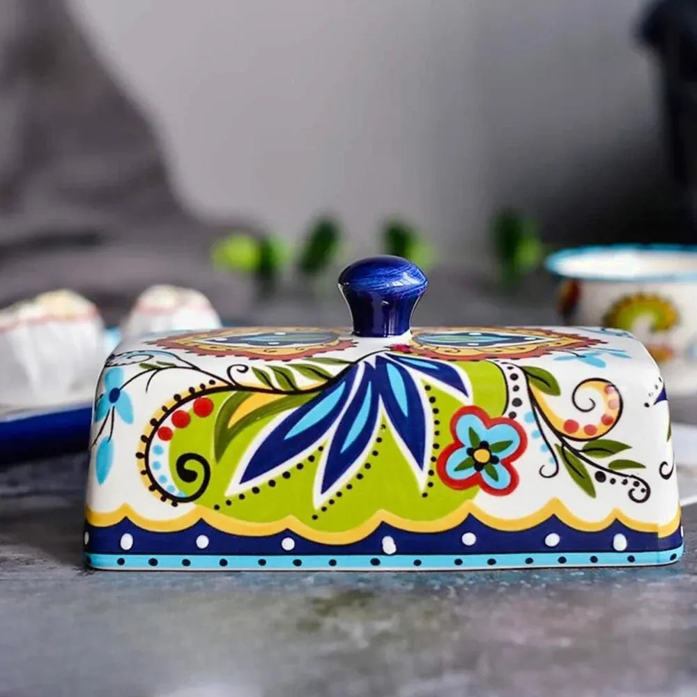Butterdose Keramik Vintage