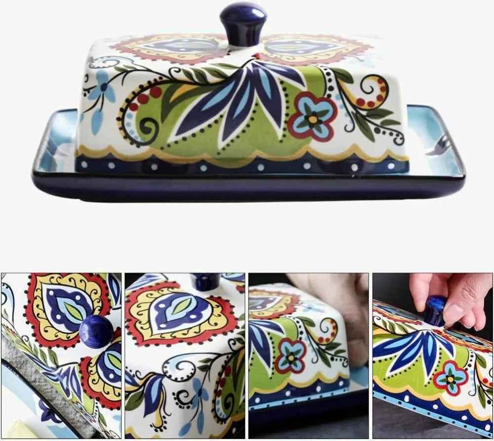 Butterdose Keramik Vintage – Bild 5