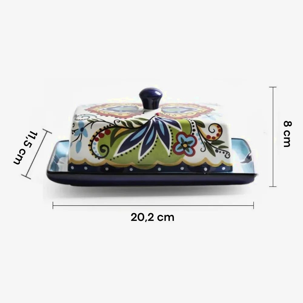 Butterdose Keramik Vintage – Bild 6